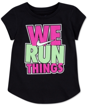 Nike Little Girls We Run Things T-Shirt