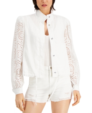 Inc Eyelet Bomber Jacket Created for Macy's