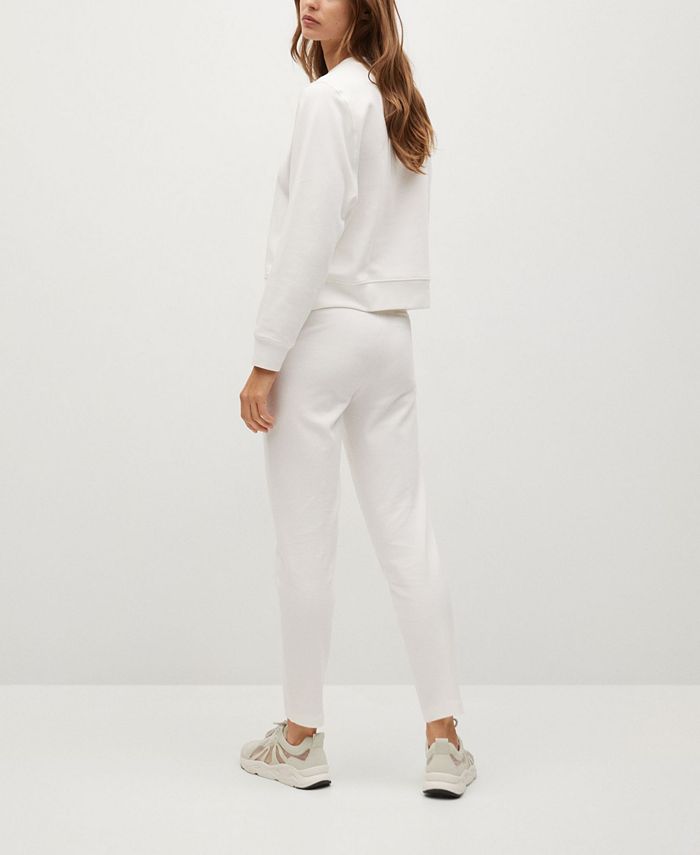 mango drawstring trousers