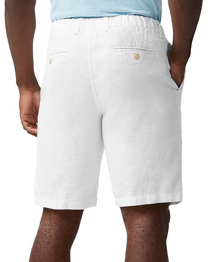 Tommy Bahama Men’s Linen the Good Life ElasticWaist Shorts & Reviews