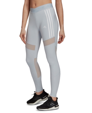 adidas Women's Mesh-Trimmed Leggings