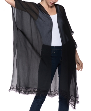 Inc Easy Solid Fringe Topper Created for Macy's