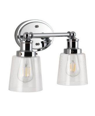 Beverly 2-Light Glass Classic Cottage LED Vanity Light