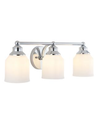 Lydia 3-Light Glass Farmhouse Cottage LED Vanity Light