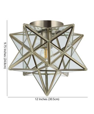 Stella Moravian Star LED Flush Mount