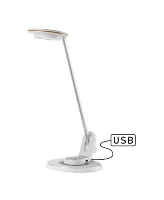 Dixon Aluminum Contemporary Minimalist Adjustable Dimmable USB Chargning LED Task Lamp