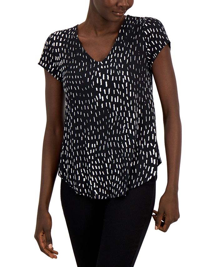Alfani Printed Shell Top, Created for Macy's Macy's