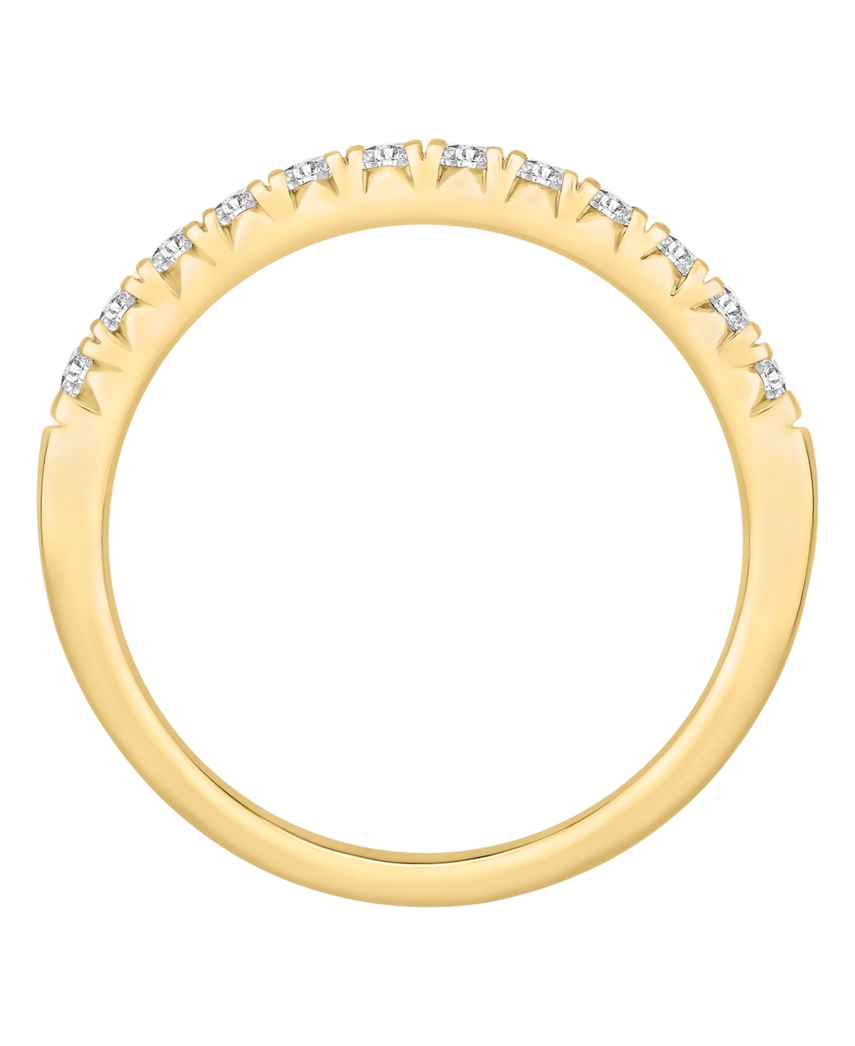 Certified Diamond Pave Band (1/2 ct. t.w.) in 14K White Gold or- Yellow Gold