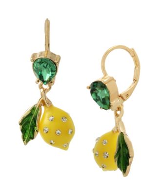 Betsey johnson deals lemon earrings