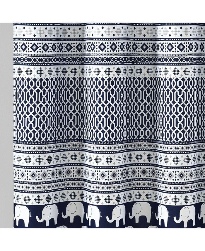 Macy's Elephant Stripe Shower Curtain, 72" x 72" Macy's