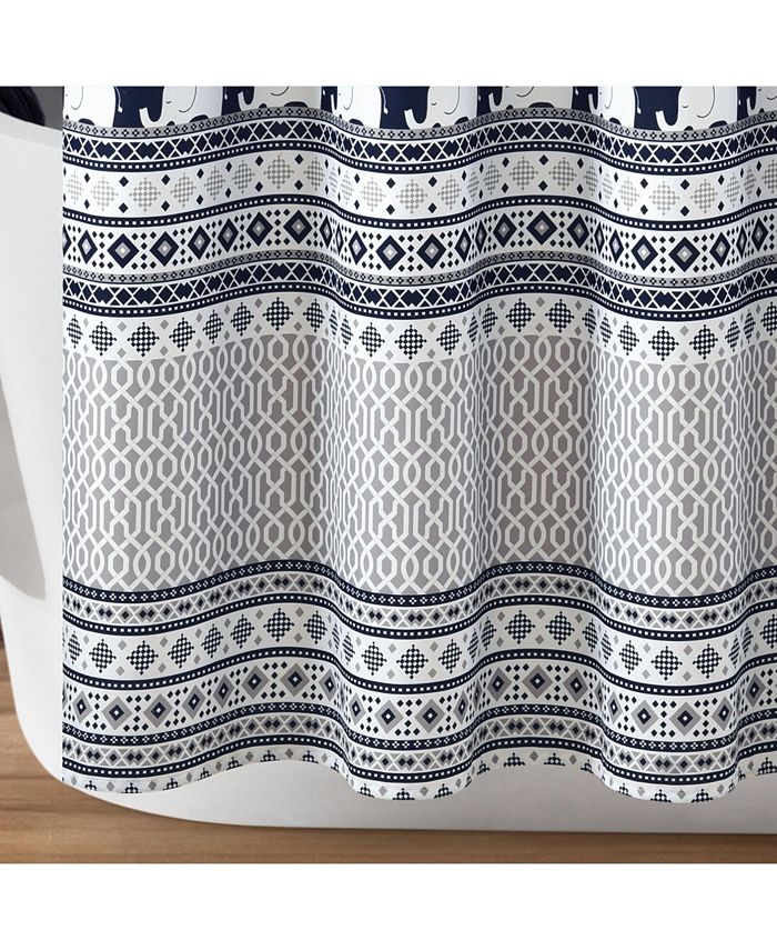 Macy's Elephant Stripe Shower Curtain, 72" x 72" Macy's