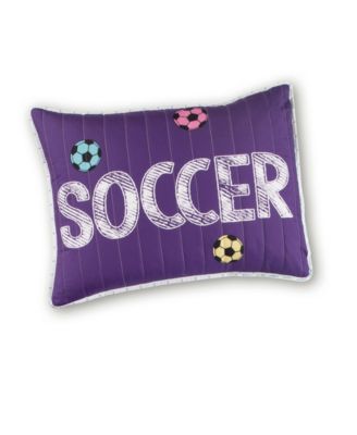 Kids Girls Soccer Kick Quilt Sets