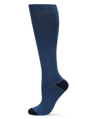 Men's Solid Cotton Compression Socks