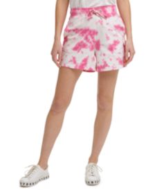 Cotton Tie-Dyed Pull-On Shorts