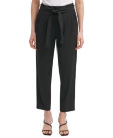 Tech Stretch Belted Ankle Pants