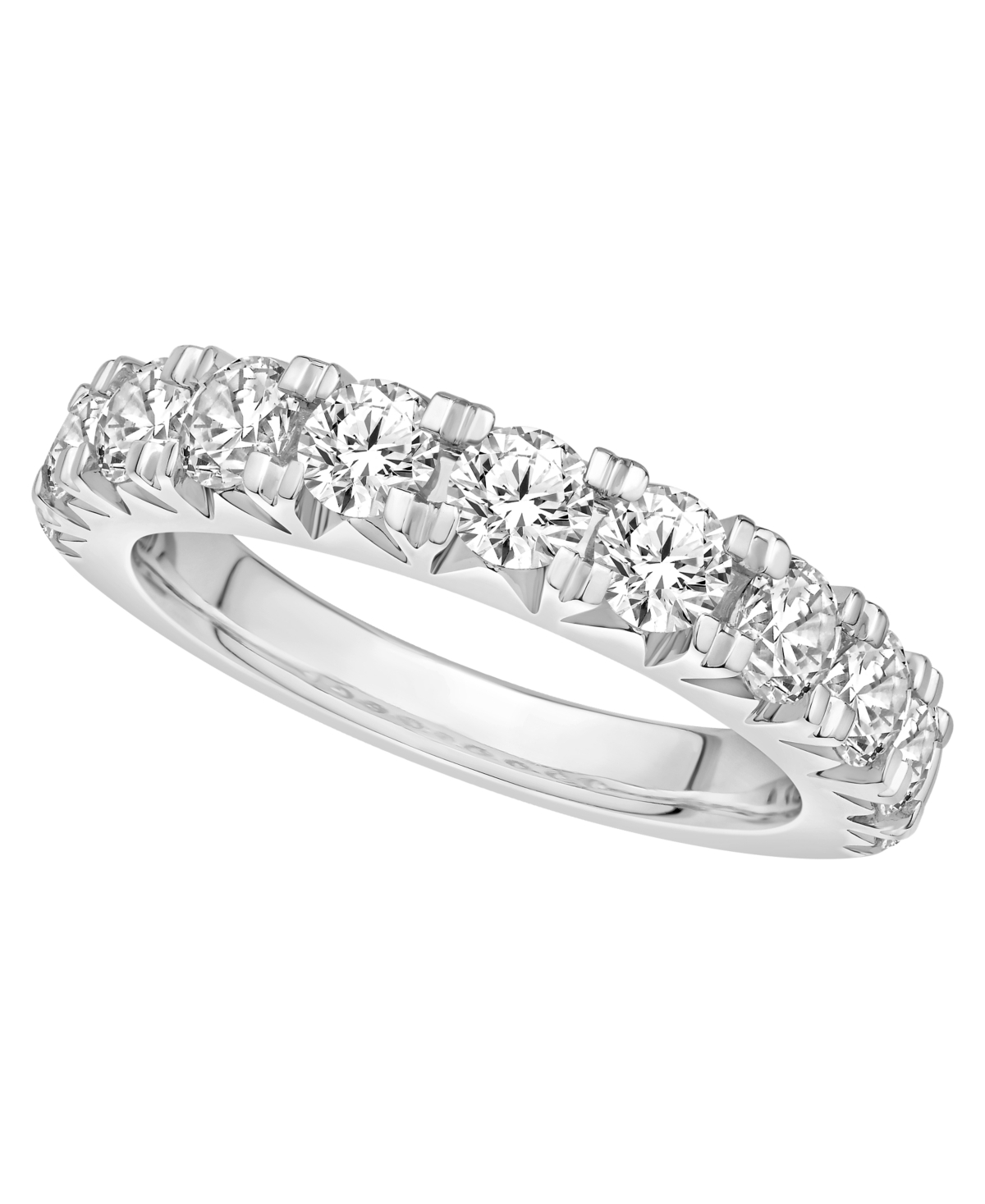 Certified Diamond Pave Band (1 1/2 ct. t.w.) in 14K White Gold or Yellow Gold - White Gold