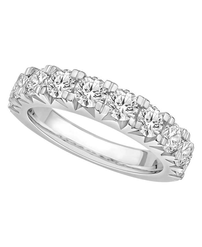 Macy's - Certified Diamond 2 ct. t.w. Pave Band in 14K White Gold or Yellow Gold