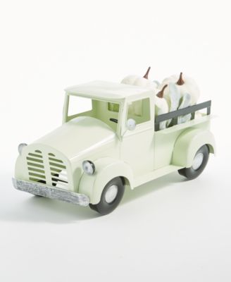 Martha Stewart Collection - White Pumpkin Truck Figurine, Created for Macy's
