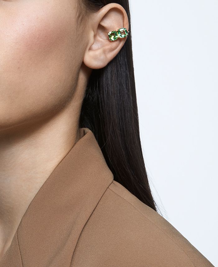 Swarovski GoldTone Crystal Single Ear Cuff Macy's