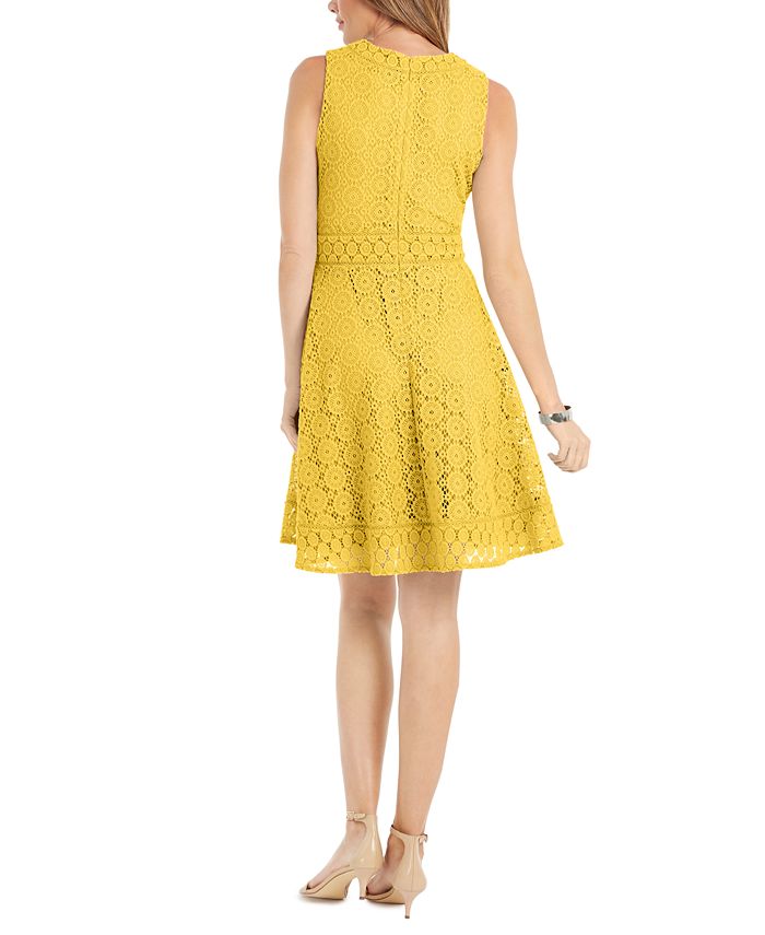 Charter Club - Lace Fit & Flare Dress