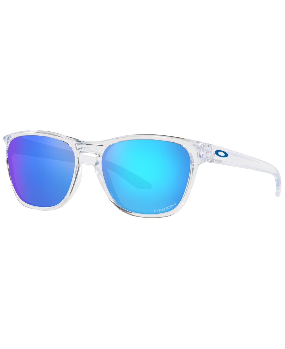 Shop Oakley Men's Manorburn Sunglasses, Oo9479 56 In Polished Clear,prizm Sapphire