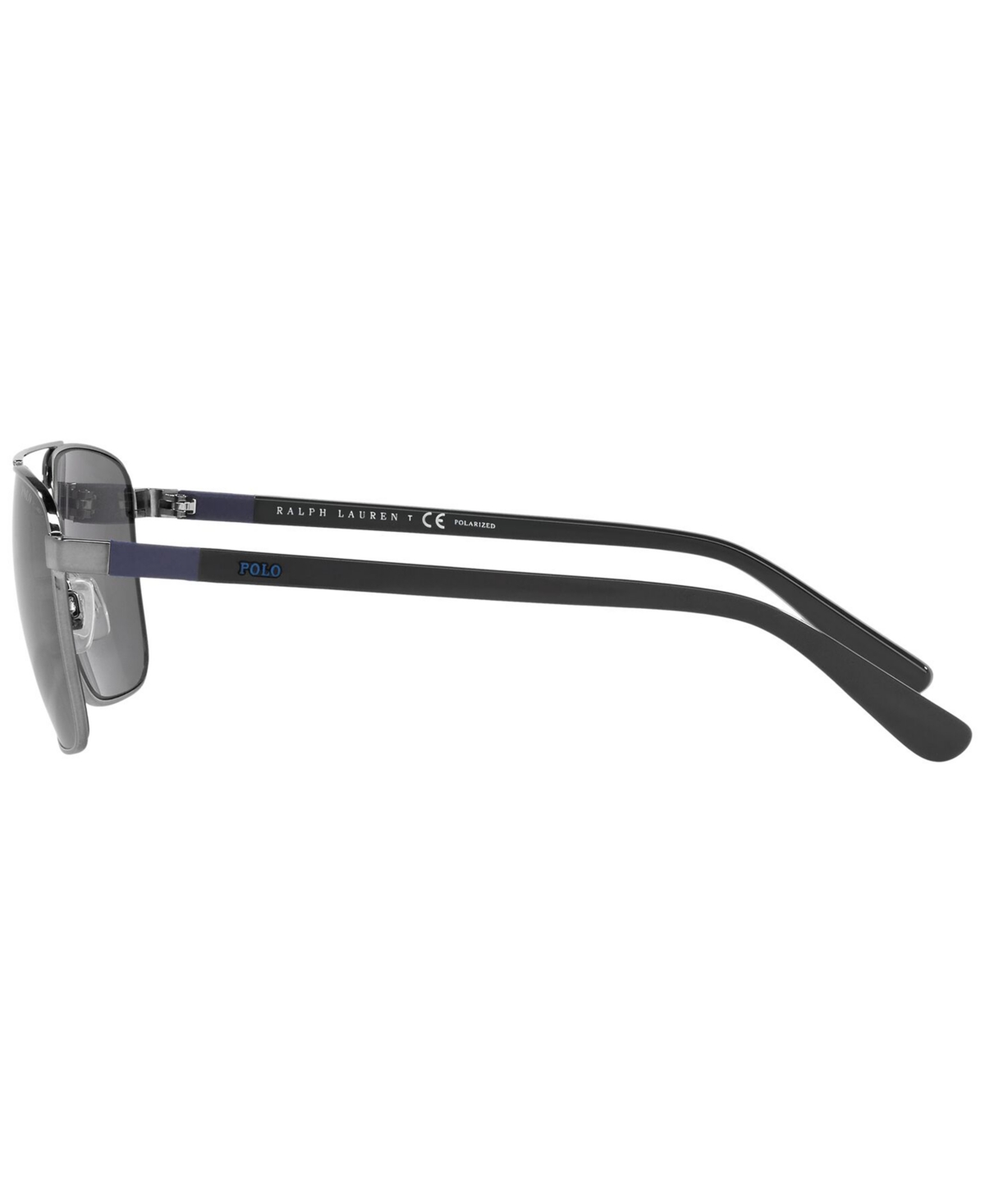 Polo Ralph Lauren Men's Polarized Sunglasses, Ph3137 In Shiny Gunmetal,polar Grey