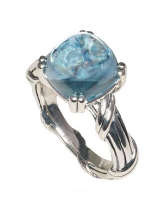 Peter Thomas Roth - Fantasies White Topaz Cabochon  Ring In Sterling Silver 10MM