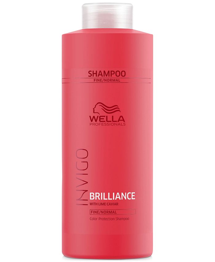 Wella INVIGO Brilliance Color Protection Shampoo For Fine To Normal Hair,  ., from PUREBEAUTY Salon & Spa & Reviews - Hair Care - Bed & Bath -  Macy's