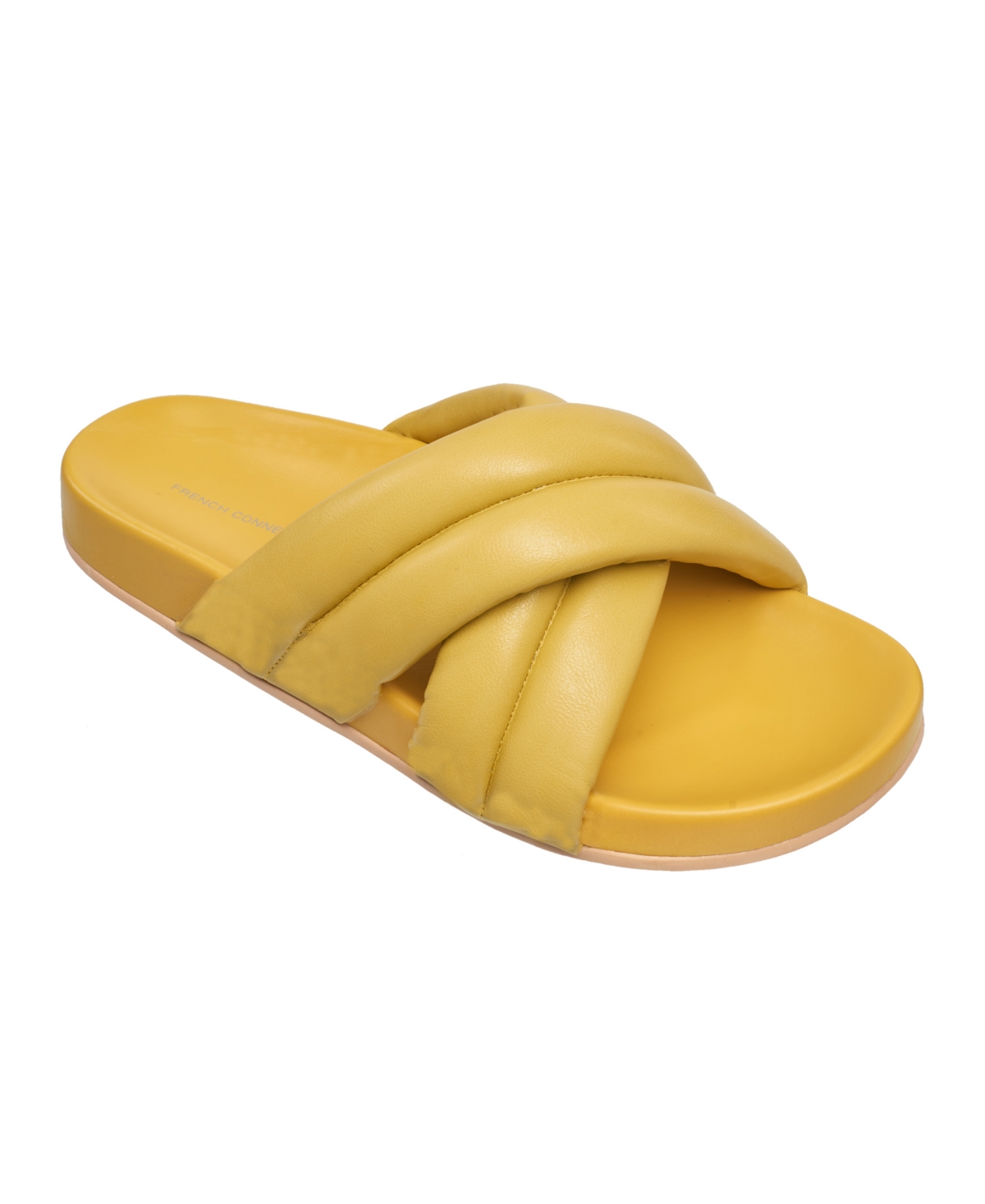 Women's Hayden Criss-Cross Flip Flop Slide Sandals - Yellow