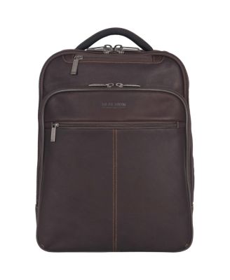 Full-Grain Colombian Leather 16" Laptop Tablet Travel Backpack