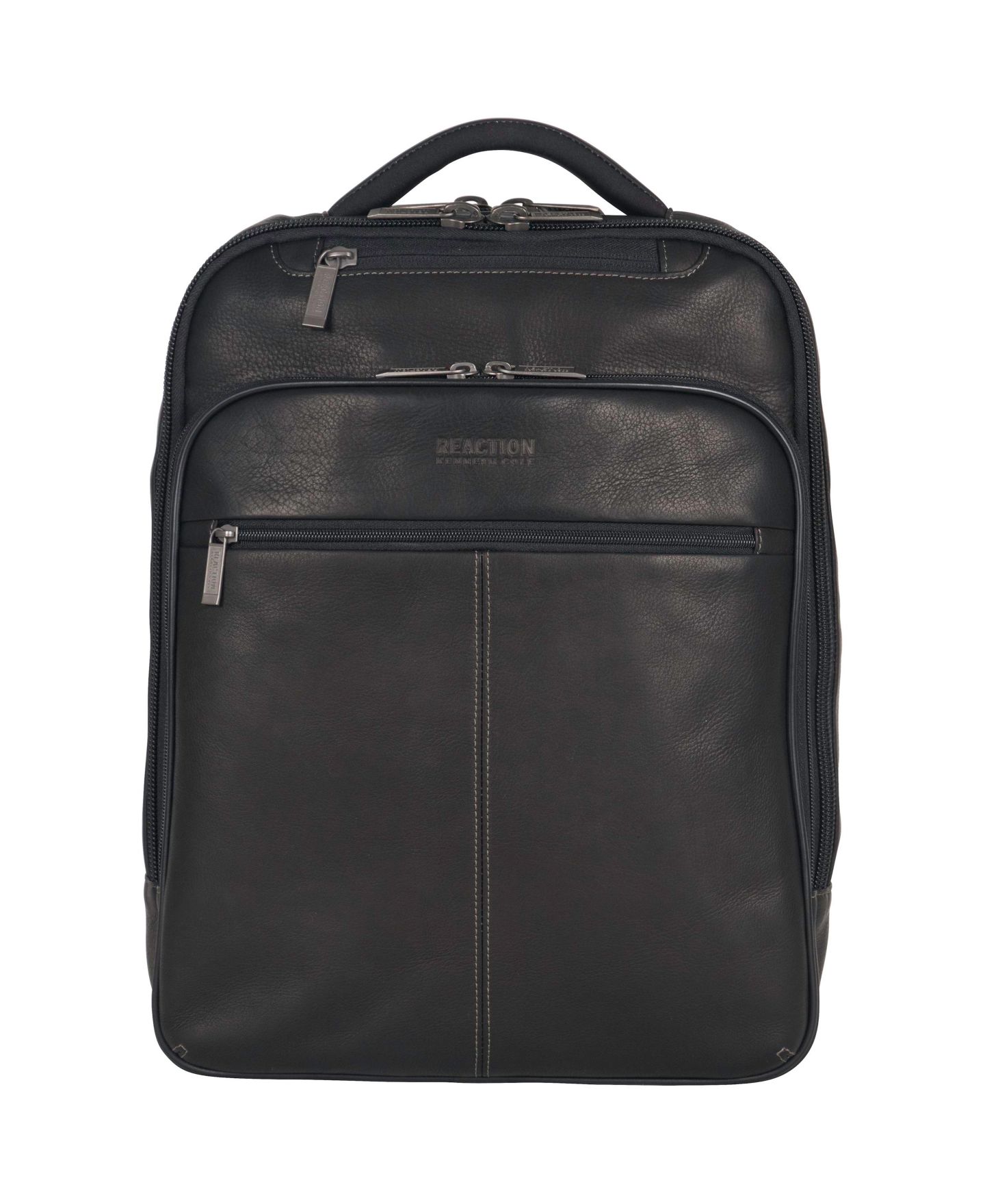 Рюкзак Kenneth Cole Reaction Full-Grain Colombian Leather 16" Laptop Tablet Travel, цвет: Чёрный — фото 5
