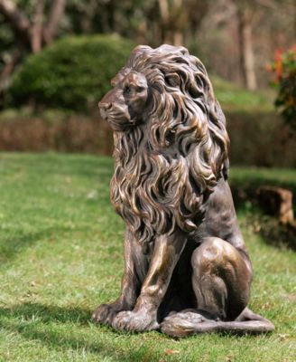 Guardian Standing Lion Statue