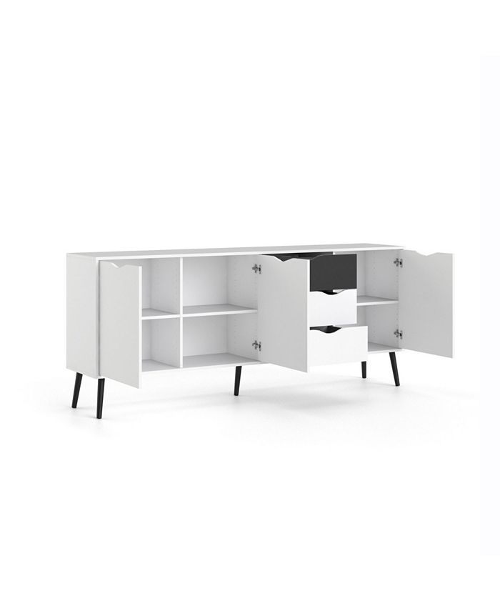 Tvilum Diana 3 Doors and 3 Drawers Sideboard Macy's