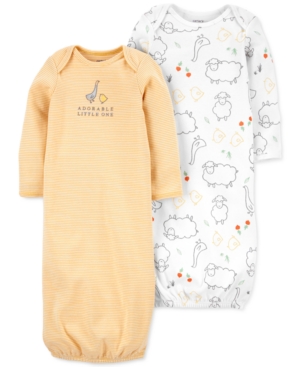Carter's Baby Boys or Girls 2-Pack Sleeper Gowns