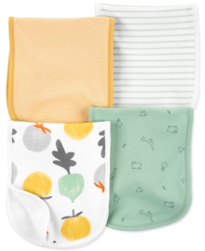 Carter's Baby Boys & Girls 4-Pack Striped Burp Cloths