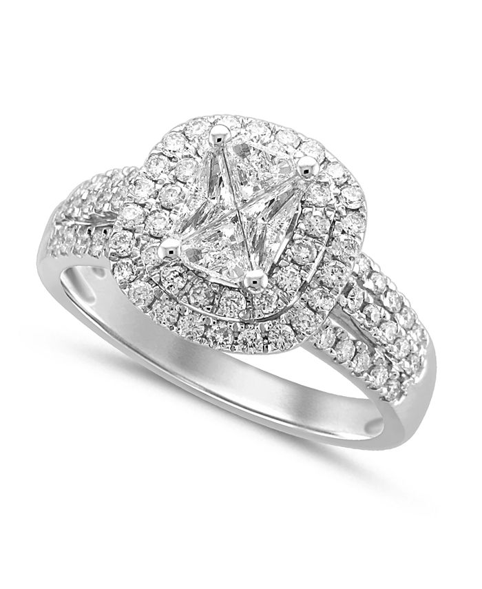 Macy s Diamond Engagement Ring 1 ct. t.w. in 14K White Gold Macy s