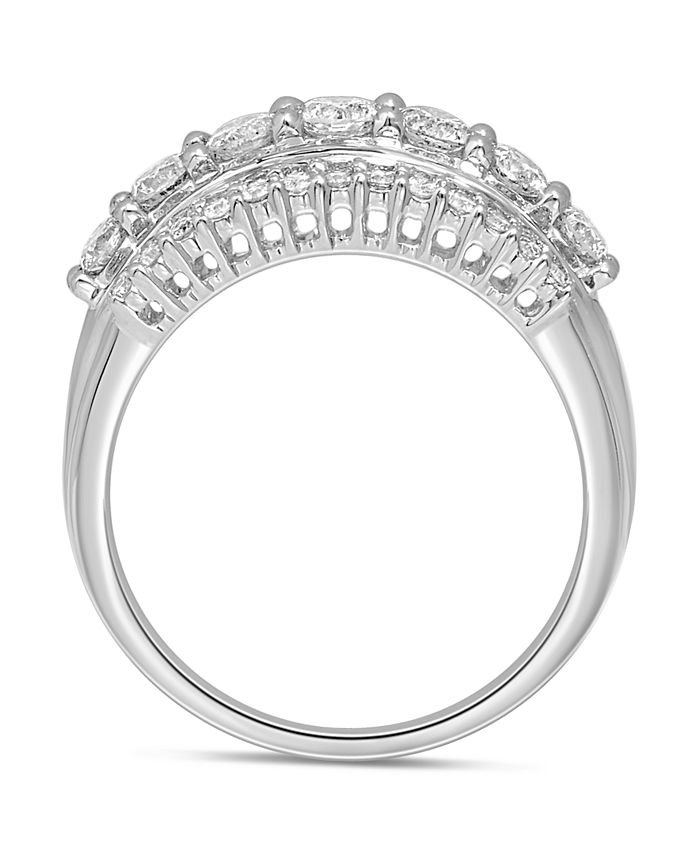 Macy's Diamond Anniversary Ring (2 ct. t.w.) in 14K White Gold Macy's