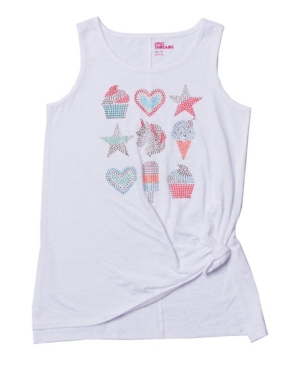 Big Girls Knot Front Graphic Tank