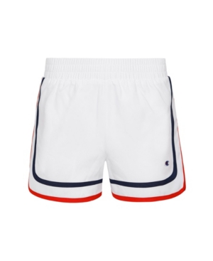 Toddler Girls Solid Americana Woven Shorts