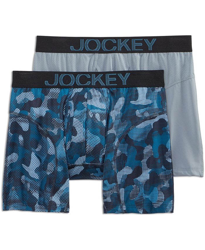 Jockey Men's Rapid Cool Boxer Brief, Pack of 2 & Reviews - Underwear ...