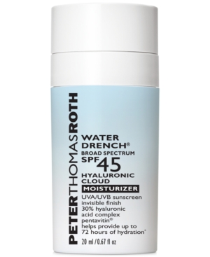 Peter Thomas Roth Water Drench Broad Spectrum Spf 45 Hyaluronic Cloud Moisturizer 067-oz