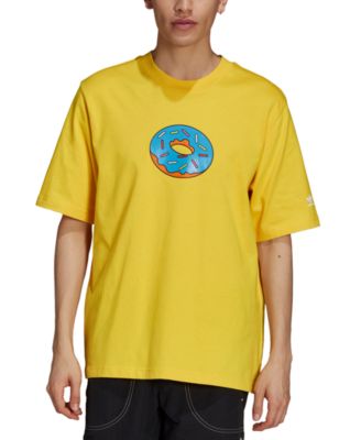 adidas - Men's Loose-Fit The Simpsons™ Donut Graphic T-Shirt