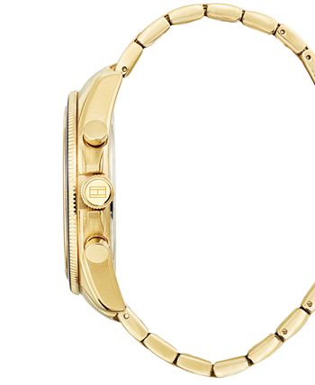 Tommy Hilfiger - Men's Chronograph Gold-Tone Bracelet Watch 44mm