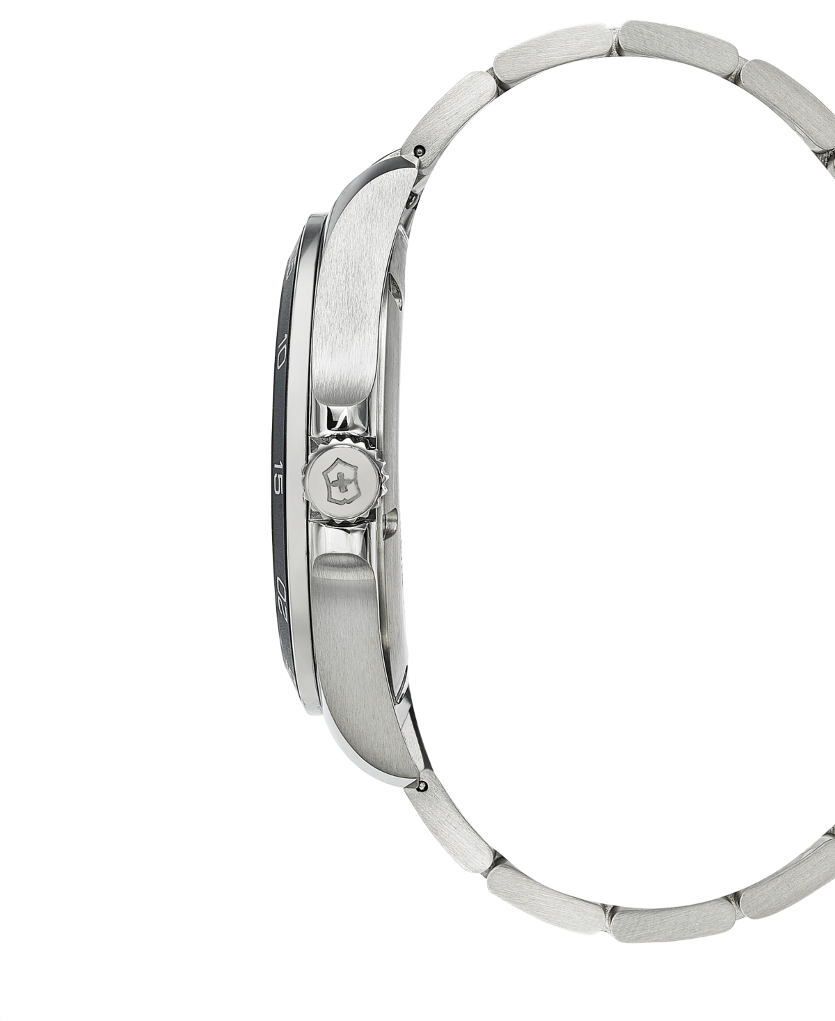 Shop Victorinox Men's Fieldforce Stainless Steel Bracelet Watch 42mm In Silver