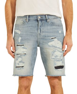 guess mens denim shorts