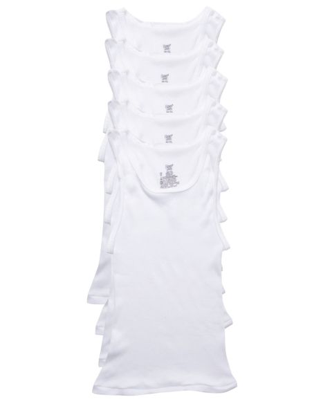 Детские Hanes Big Boys Ultimate Cotton Blend Tank, Pack of 5