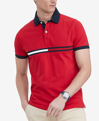 Tommy Hilfiger Men's Big & Tall Classic-Fit Tanner Logo Polo - Macy's