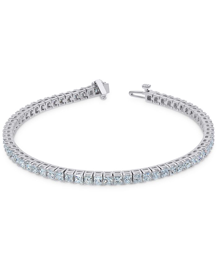 Macy's Diamond Princess Tennis Bracelet (121/2 ct. t.w.) in 14k White