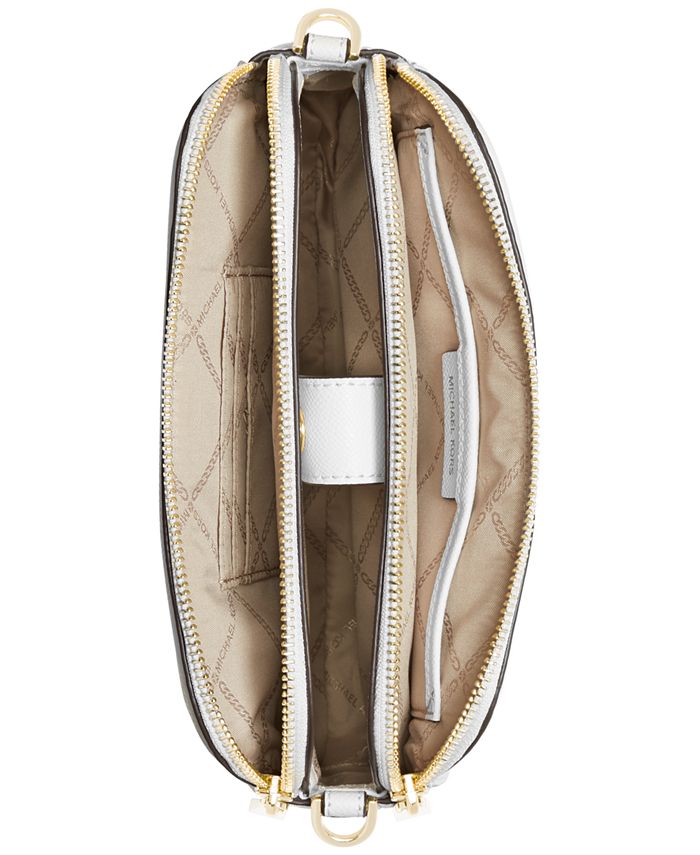 Michael Kors Houston Leather DoubleZip Crossbody & Reviews Handbags