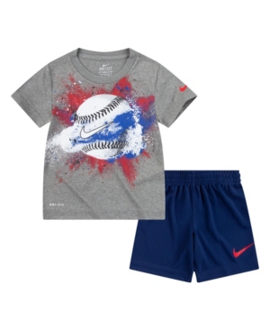 Nike Little Boys Dri-Fit Shorts Set 2 Piece
